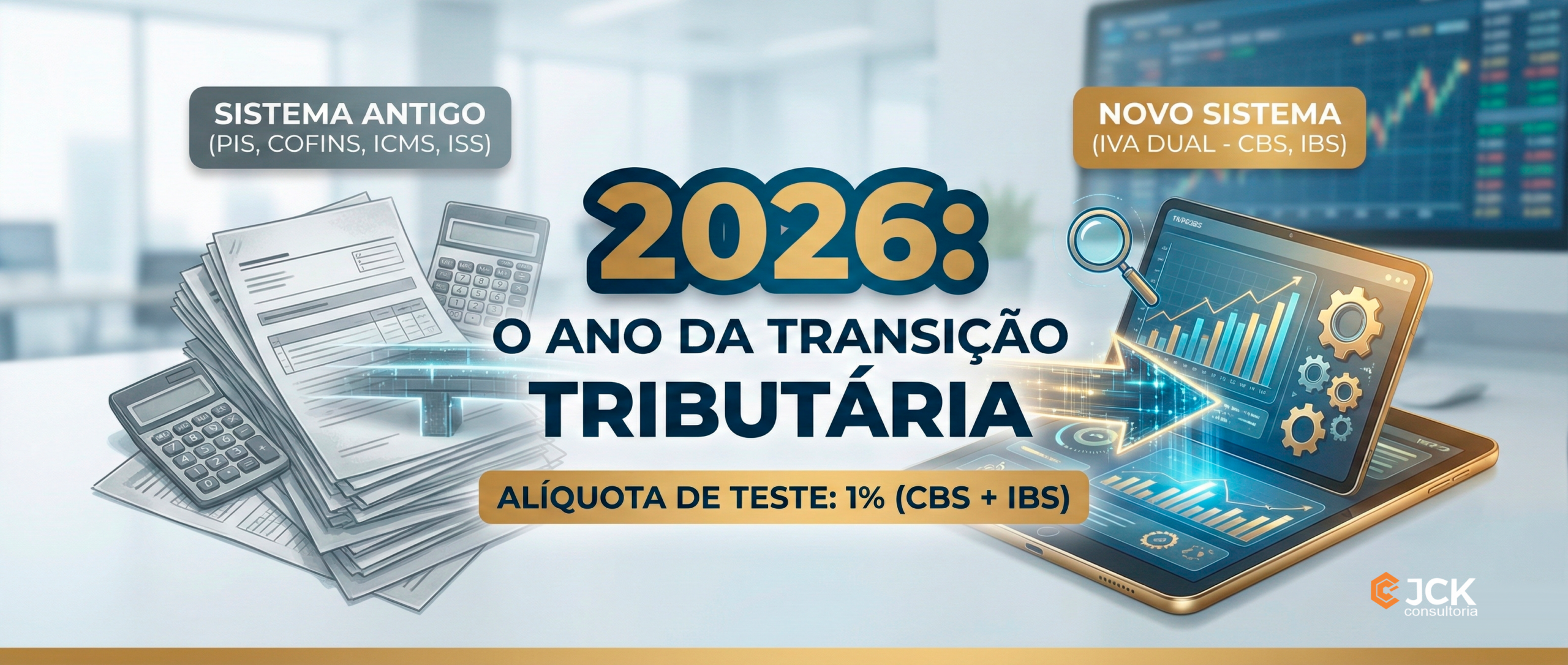 Sua empresa está pronta para o 1% da Reforma Tributária? Veja o que muda em 2026