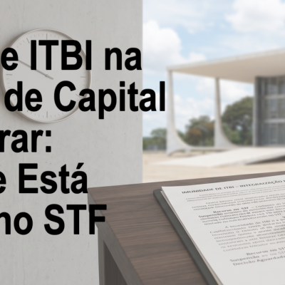 A Imunidade de ITBI na Integralização de Capital Terá que Esperar: Entenda o Que Está Acontecendo no STF